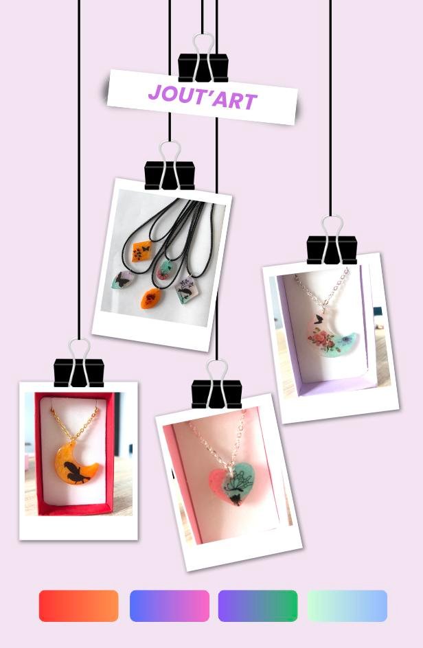 Collier à fil avec pendentif