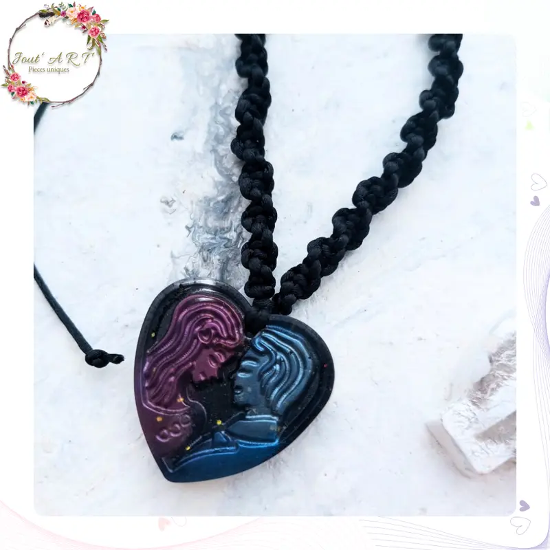 Collier Macramé avec Pendentif