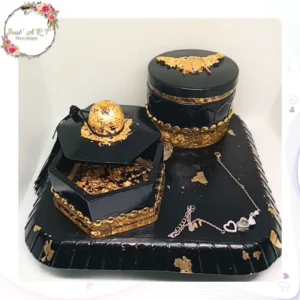 Porte-Accessoires Design – Résine Époxy & Béton