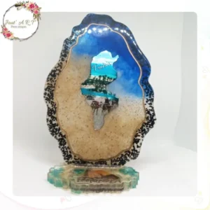 Trophée personnalisé résine tunisien